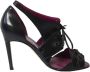 Manolo Blahnik Pre-owned Leather heels Black Dames - Thumbnail 1