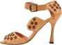 Manolo Blahnik Pre-owned Leather sandals Beige Dames - Thumbnail 1