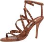 Manolo Blahnik Pre-owned Leather sandals Brown Dames - Thumbnail 1