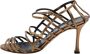 Manolo Blahnik Pre-owned Leather sandals Gray Dames - Thumbnail 1