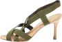 Manolo Blahnik Pre-owned Rubber sandals Green Dames - Thumbnail 1