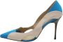 Manolo Blahnik Pre-owned Satin heels Multicolor Dames - Thumbnail 1