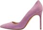 Manolo Blahnik Pre-owned Suede heels Purple Dames - Thumbnail 1