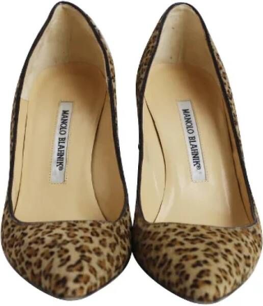 Manolo Blahnik Pre-owned Wool heels Multicolor Dames