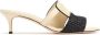 olo Blahnik Sandalen met geweven detail en hak - Thumbnail 1