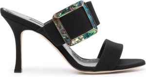 Manolo Blahnik Sandalen Zwart Dames