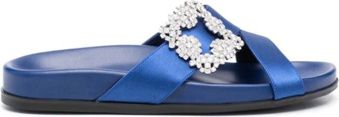 Manolo Blahnik Sandals Blue Dames