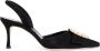 olo Blahnik Slingback Pumps met Parelgesp en Stilettohak - Thumbnail 1