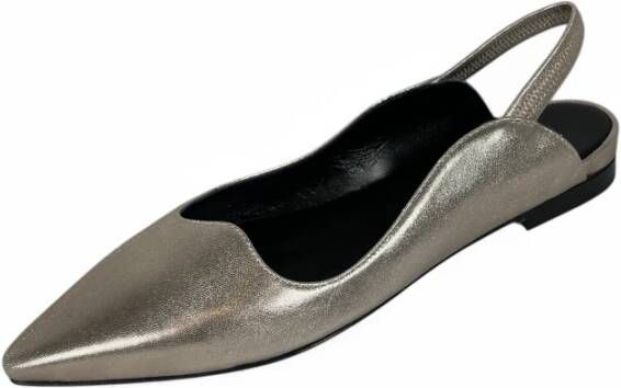 Mara Bini Champagne Gouden Slingback Hakken