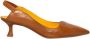 Mara Bini Leren Slingback Sandaal Karamel - Thumbnail 1