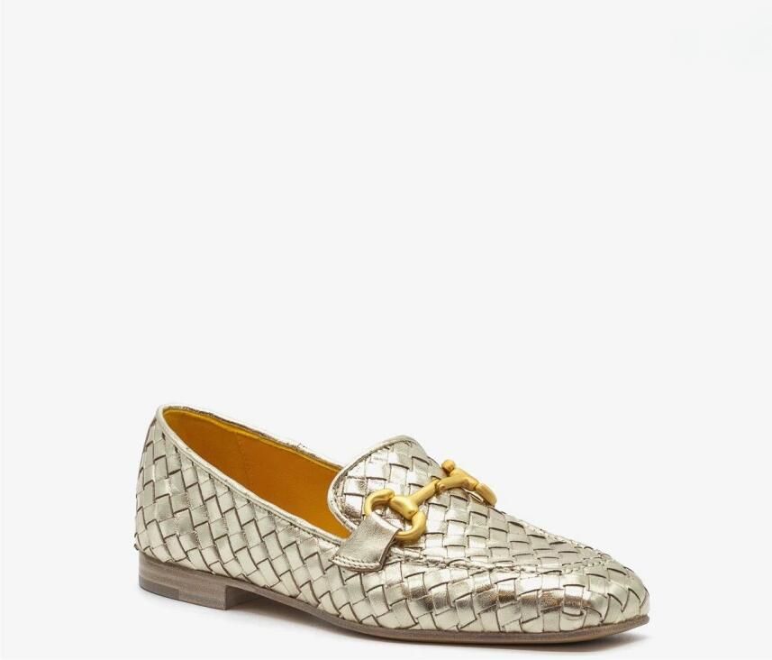 Mara Bini Woven Laminated Moccasin - Foto 5