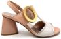 Mara Bini Mousse en room patent sandaal - Thumbnail 1