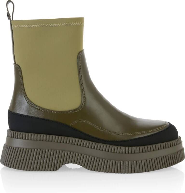Marc Cain Bags & Shoes Chelsea boots met logo-applicatie