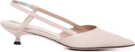 Marc Ellis Nude Leren Slingback Hak Pink Dames