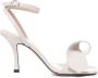 Marc Ellis Witte Leren Sandalen met 9cm Hak White Dames - Thumbnail 1