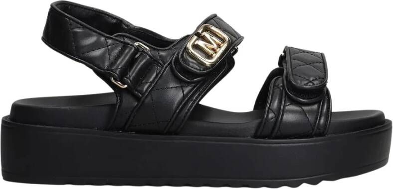 Marc Ellis Zwarte sandalen met dubbele band