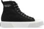 Marc Jacobs Zwarte hoge sneakers van katoenrubber Black Dames - Thumbnail 1