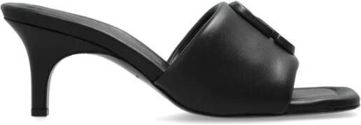 Marc Jacobs Sandalen The J Marc Pumps Leather Black in zwart