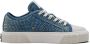 Marc Jacobs Blauwe Katoenen Sneakers met Top Veters - Thumbnail 1