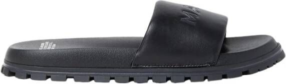 Marc Jacobs The Medallion slippers met logo-reliëf Zwart - Foto 1