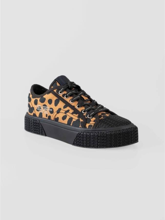 Marc Jacobs Cheetah Canvas Sneakers Multicolor Dames