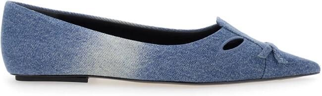 Marc Jacobs Denim Kat Ballerina's