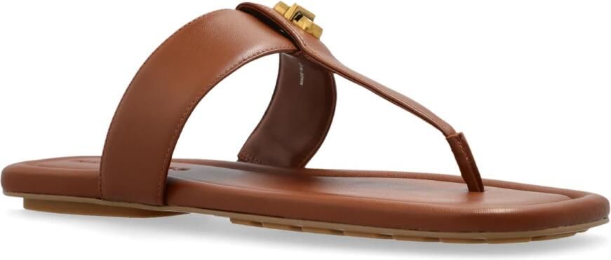 Marc Jacobs Leren slides - Foto 4