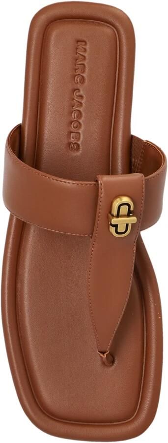 Marc Jacobs Leren slides - Foto 5