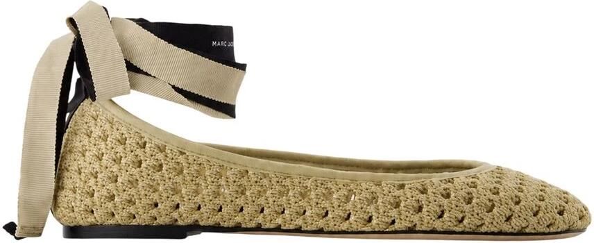 Marc Jacobs The Logo Ribbon Ballerinas