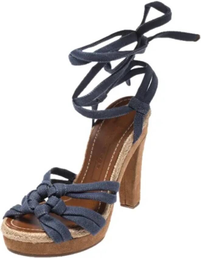 Marc Jacobs Pre-owned Denim sandals Blue Dames