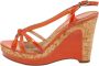 Marc Jacobs Pre-owned Leather sandals Orange Dames - Thumbnail 1