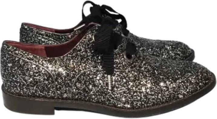 Marc Jacobs Pre-owned Platte schoenen Gray Dames