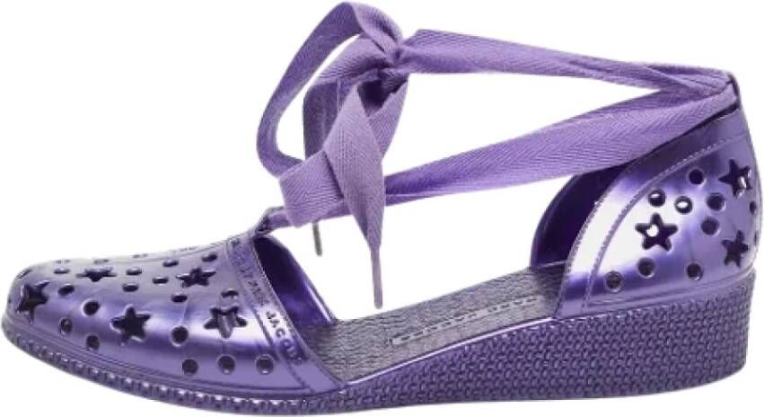 Marc Jacobs Pre-owned Platte schoenen Purple Dames