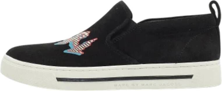 Marc Jacobs Pre-owned Suede sneakers Black Dames