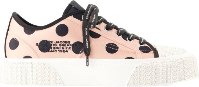Marc Jacobs Roze Synthetische Sneakers Ronde Neus