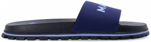 Marc Jacobs The Slide slippers met logo Blauw