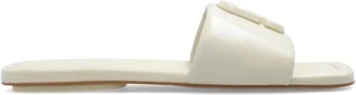 Marc Jacobs The J Marc leren slippers Beige - Foto 1