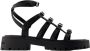 Marc Jacobs Zwarte Leren Gladiator Sandalen - Thumbnail 1