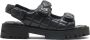 Marc Jacobs Zwarte Open Teen Blokhak Schoenen - Thumbnail 1