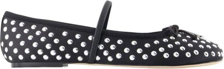 Marc Jacobs Zwarte Synthetische Ballerina's Slip-On Ronde Neus