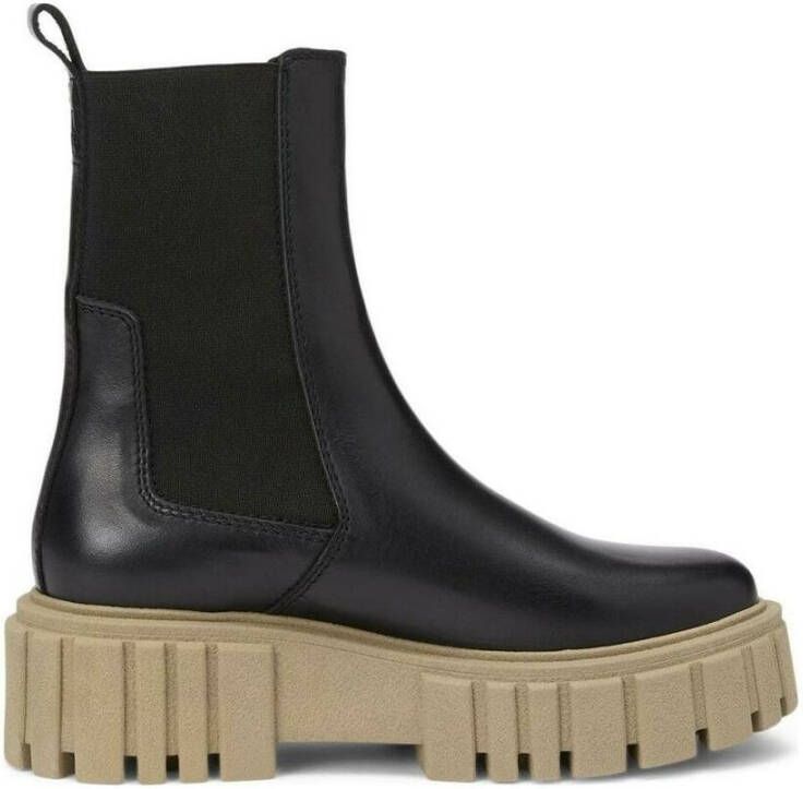 Marc O'Polo Chelsea-boots CHRISTEL 1A met gestempeld logo bij de hiel