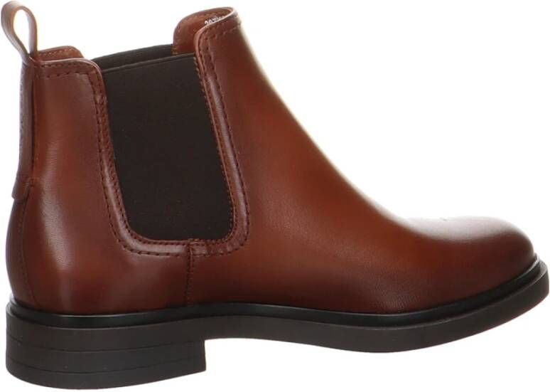 Marc O'Polo Dames enkellaarsjes in cognac