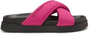 Marc O'Polo Slippers met labelprint model 'Gunilla'
