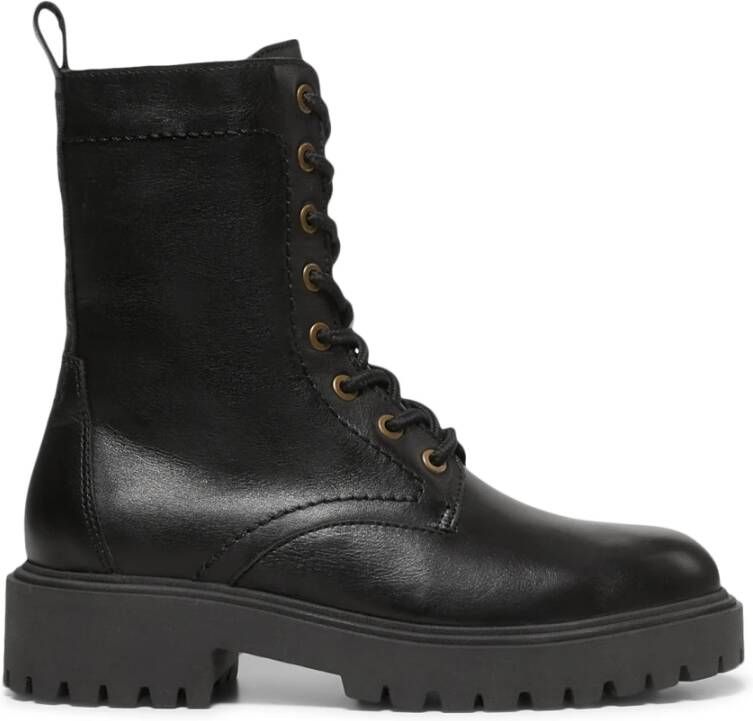 Marc O'Polo Laceup Boots Black Dames Schoenen.nl