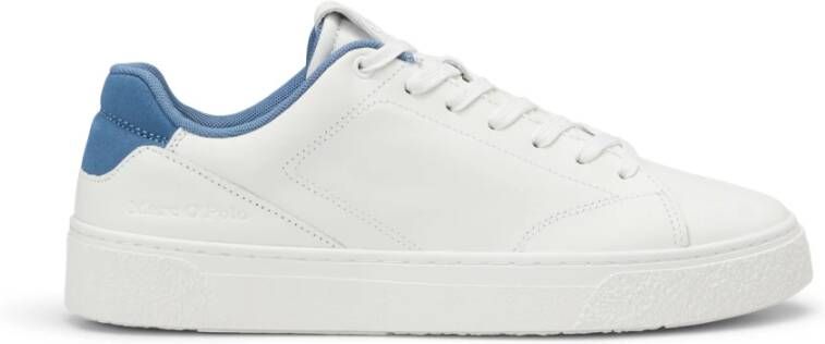 Marc O'Polo Leren Sneaker met Suède Inzet Multicolor Heren