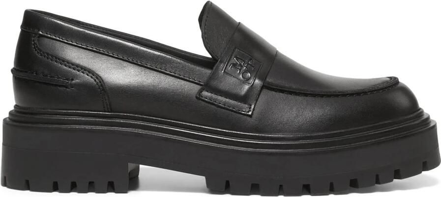 Marc O'Polo Chunky Loafers Robuust Ontwerp Fijn Kalfsleer Black Dames