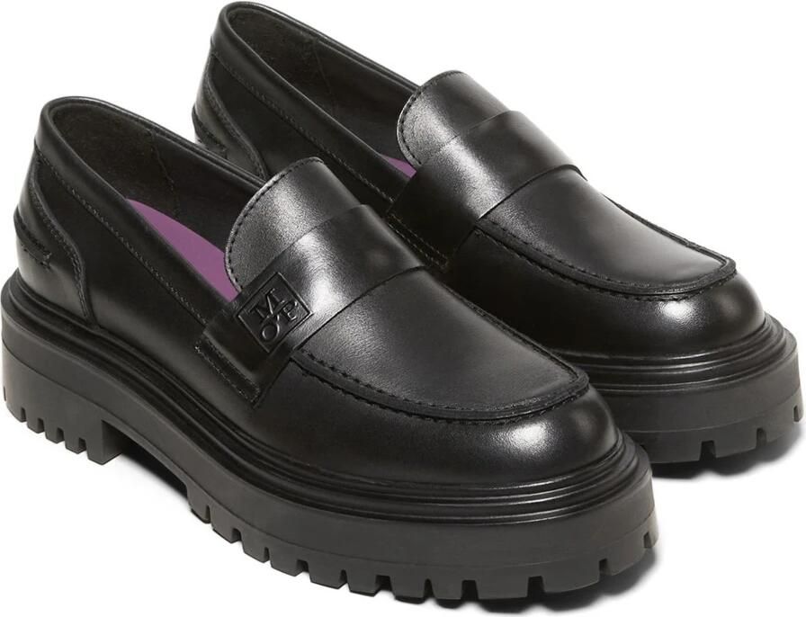 Marc O'Polo Chunky Loafers Robuust Ontwerp Fijn Kalfsleer Black Dames - Foto 3