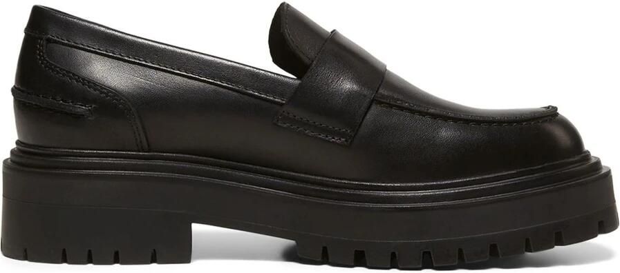 Marc O'Polo Chunky Loafers Robuust Ontwerp Fijn Kalfsleer Black Dames - Foto 5