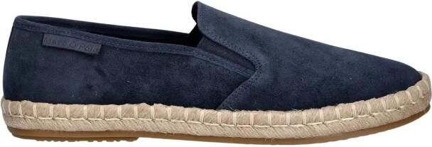 Marc O'Polo Espadrilles van echt leer met logopatch