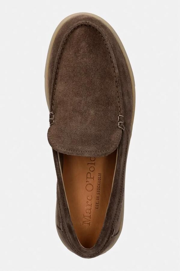 Marc O'Polo Loafers van puur rundnubuck Model 'KARO 6B' - Foto 4